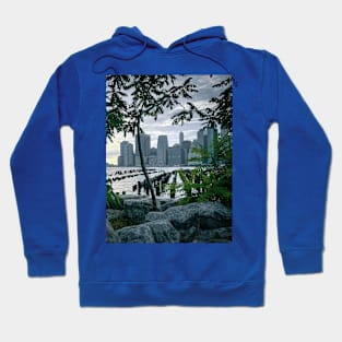 Manhattan Skyline New York City Hoodie